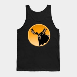 Moose at Sunset Tank Top